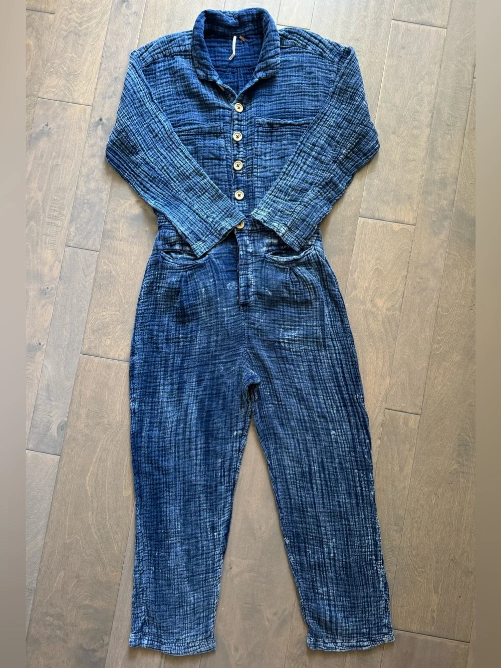 Free People Madrid Double Cloth One Piece Jumpsuit